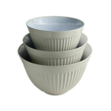 3PCS Melamine Mixing Salad Bowl (BW4609)